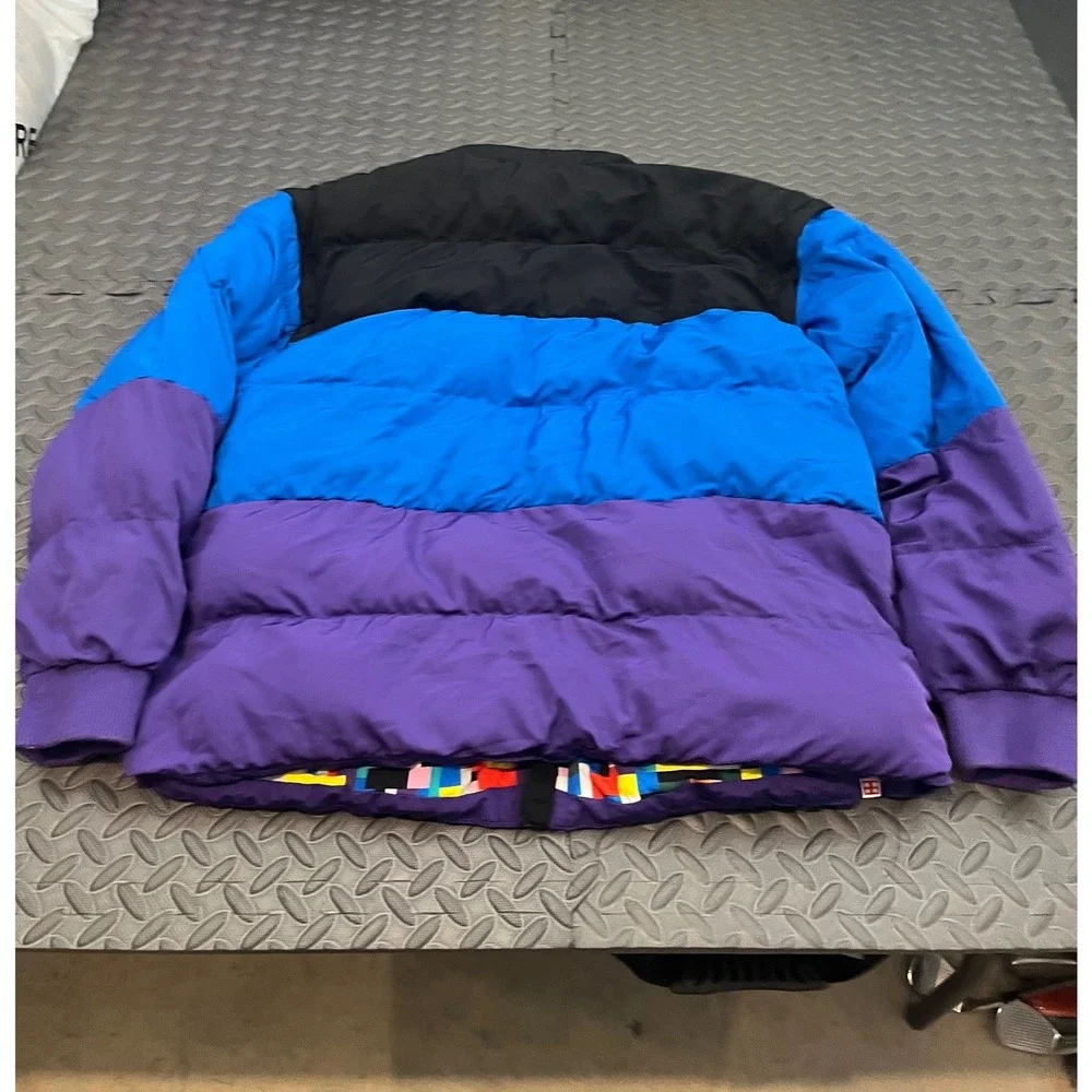 LEGO x Target Puffer Jacket Unisex Medium Multicolor Colorblock Limited‎ Edition